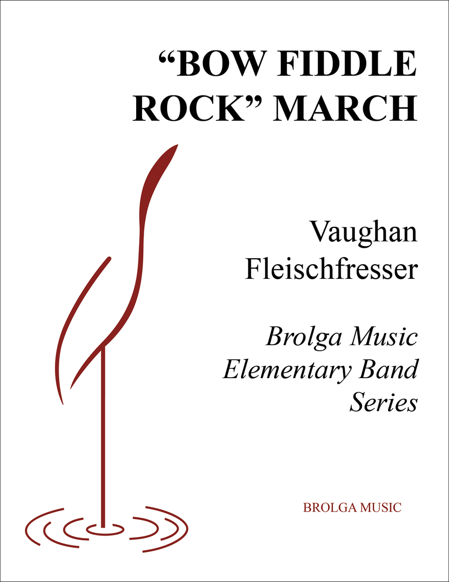 Bow Fiddle Rock March (score only) Concert Band scores gallery preview page 1