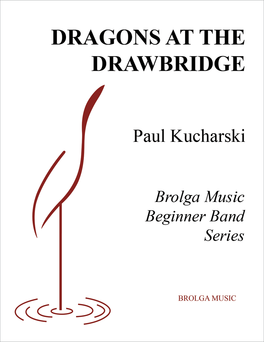 Dragons at the Drawbridge (score only) Concert Band scores gallery preview page 1