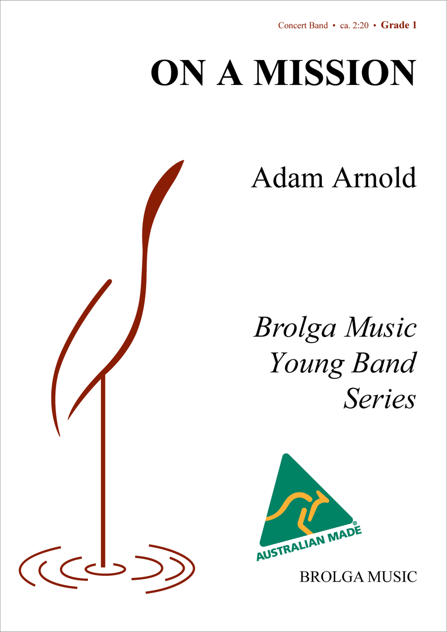On a Mission (score only) Concert Band scores gallery preview page 1