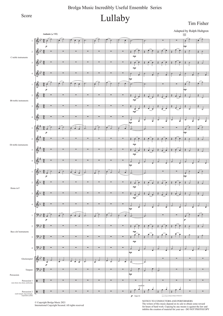 The Fisher Set (score only) Score scores gallery preview page 6
