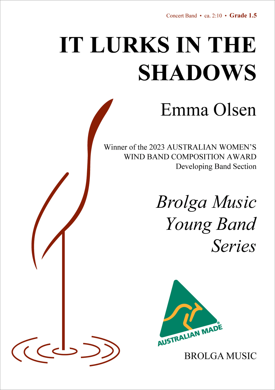 It Lurks in the Shadows (score only) Concert Band scores gallery preview page 1