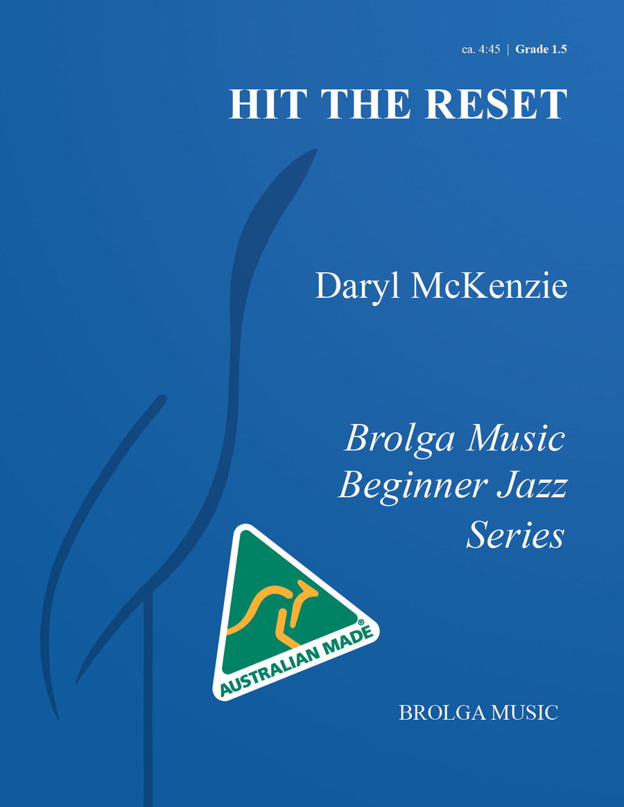 Hit The Reset (score only) Jazz Ensemble scores gallery preview page 1