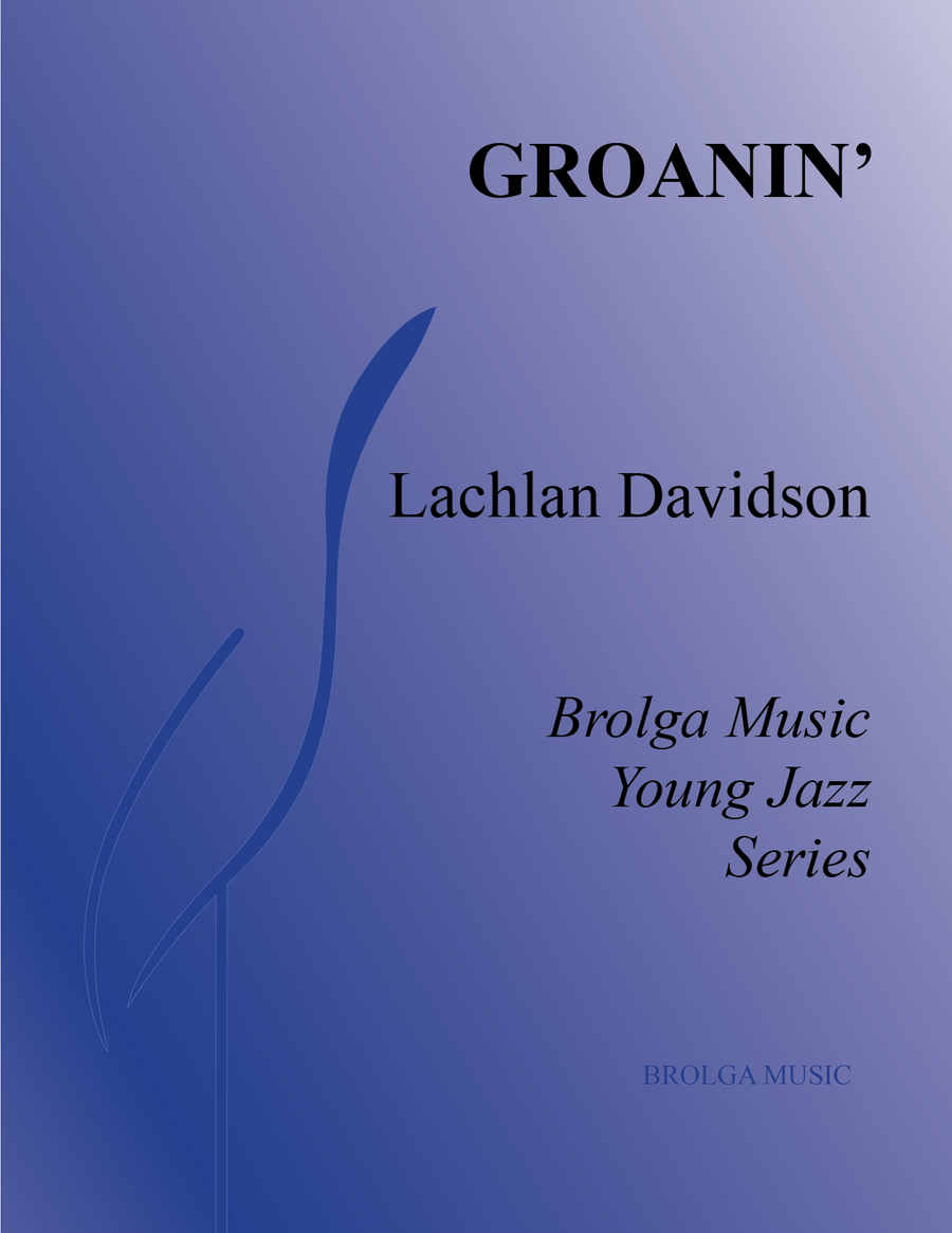 Groanin' (score only) Groanin' (score only) Jazz Ensemble scores gallery preview page 1