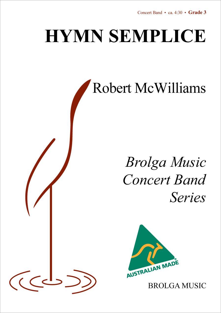 Hymn Semplice Hymn Semplice Concert Band scores gallery preview page 1