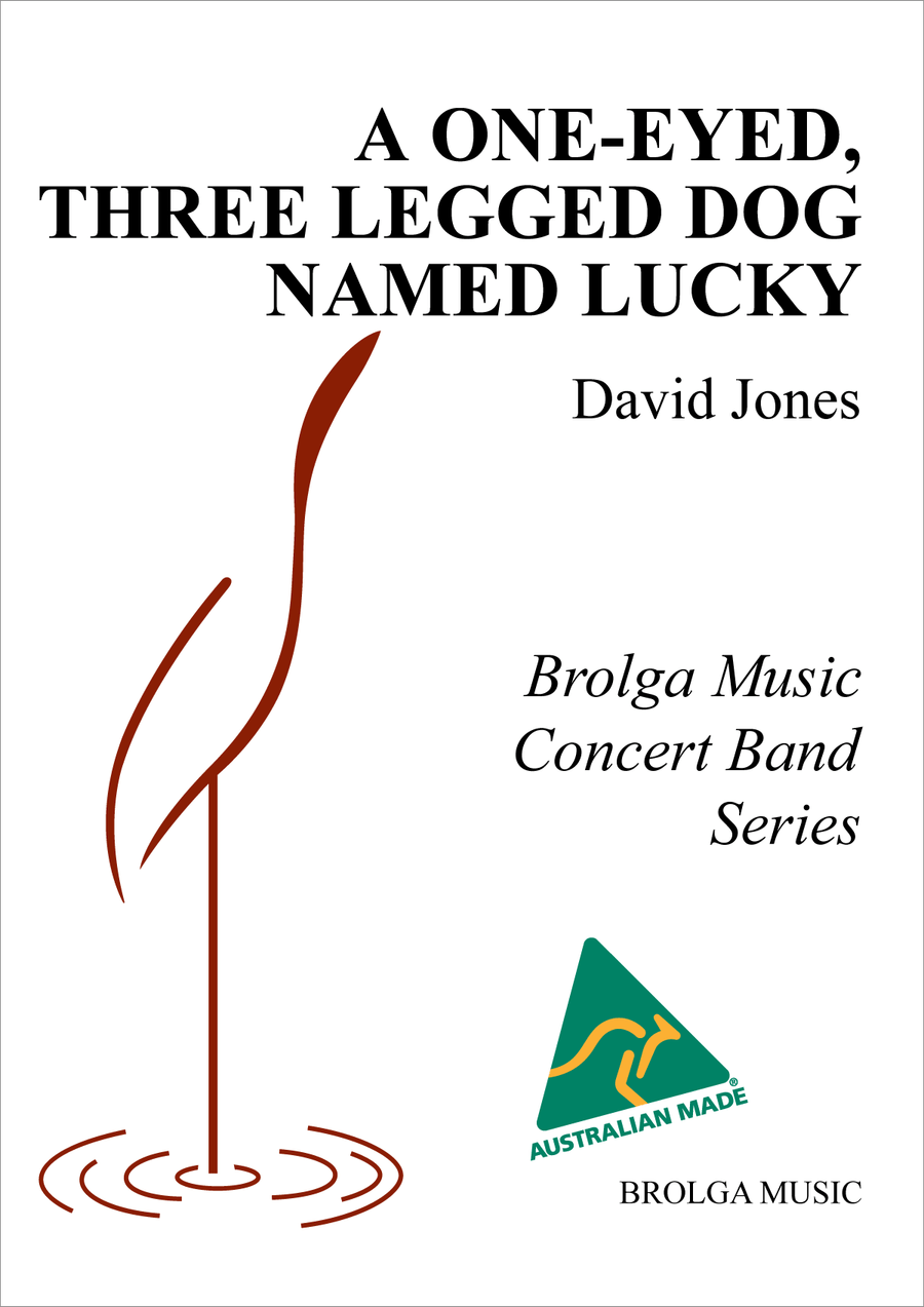 One-Eyed, Three-Legged Dog Named Lucky, A (score only) Concert Band scores gallery preview page 1