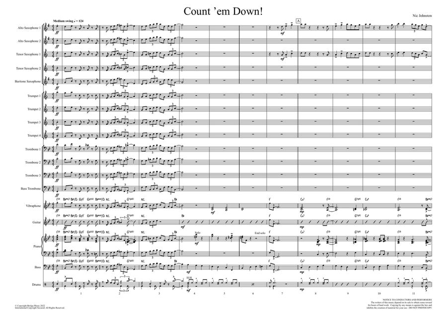 Count 'em Down Jazz Ensemble scores gallery preview page 3
