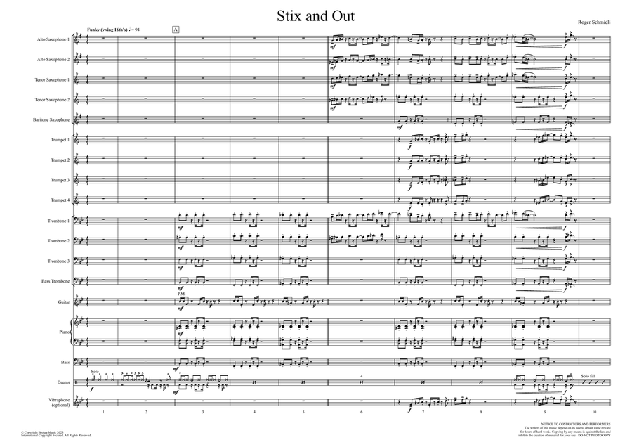 Stix and Out Jazz Ensemble scores gallery preview page 2