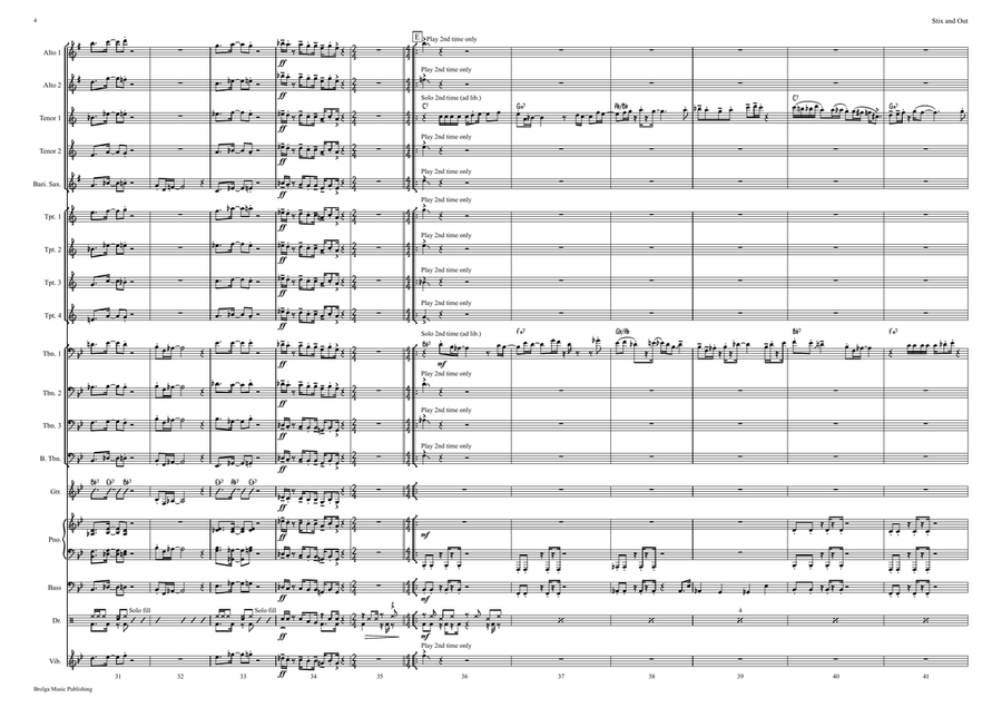 Stix and Out Jazz Ensemble scores gallery preview page 5