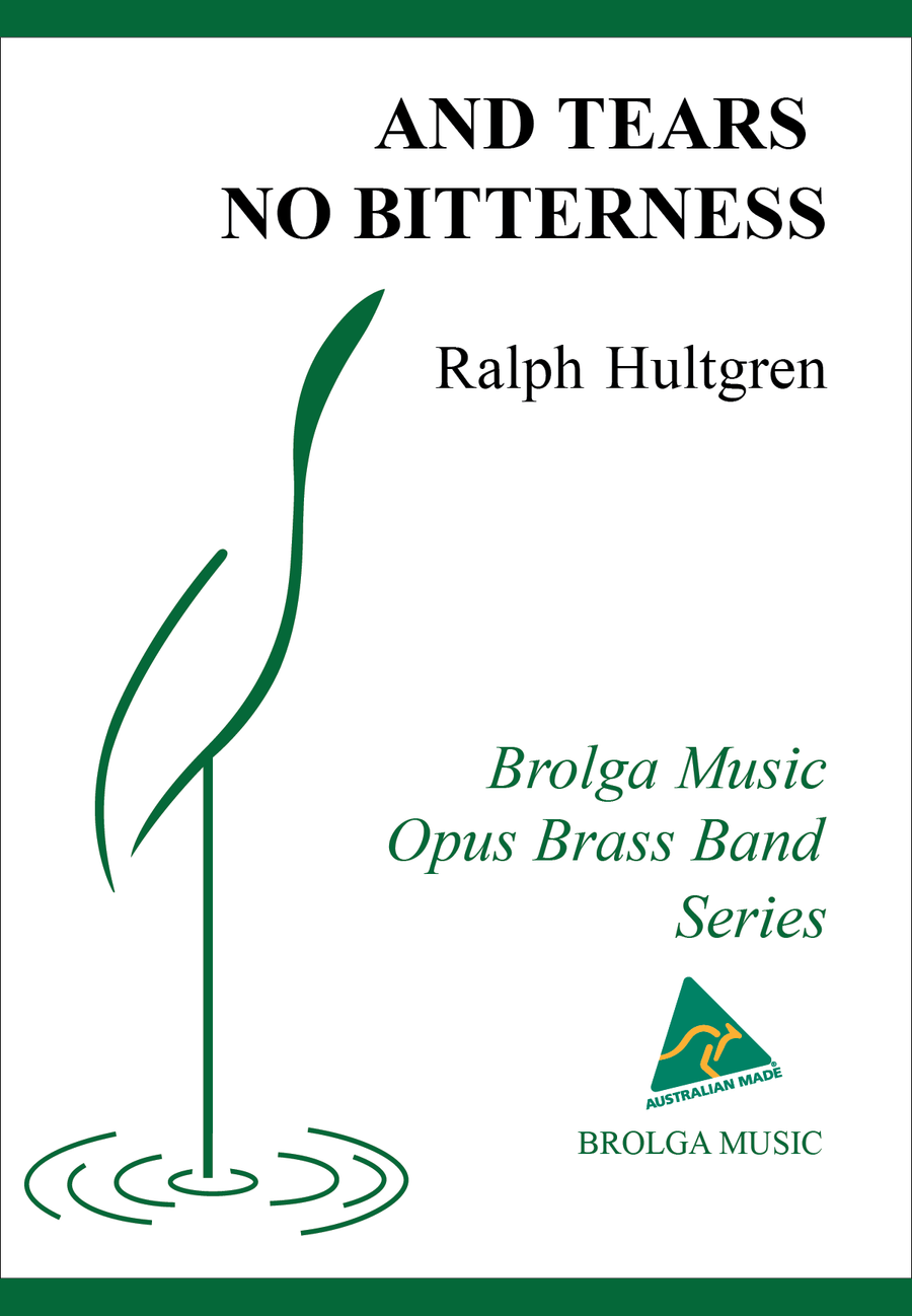 And Tears No Bitterness (brass band score) Brass Band scores gallery preview page 1