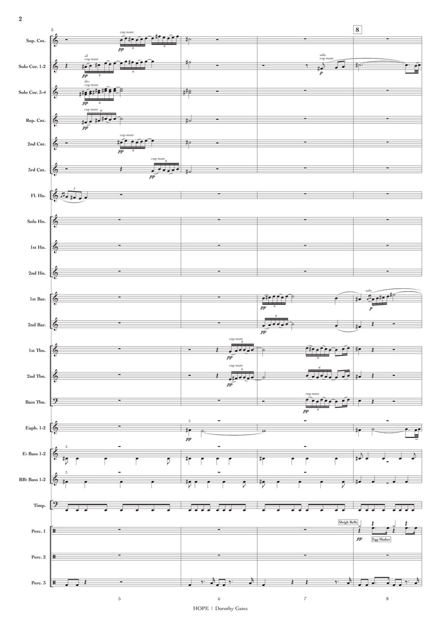 Hope Brass Band - Sheet Music page 3