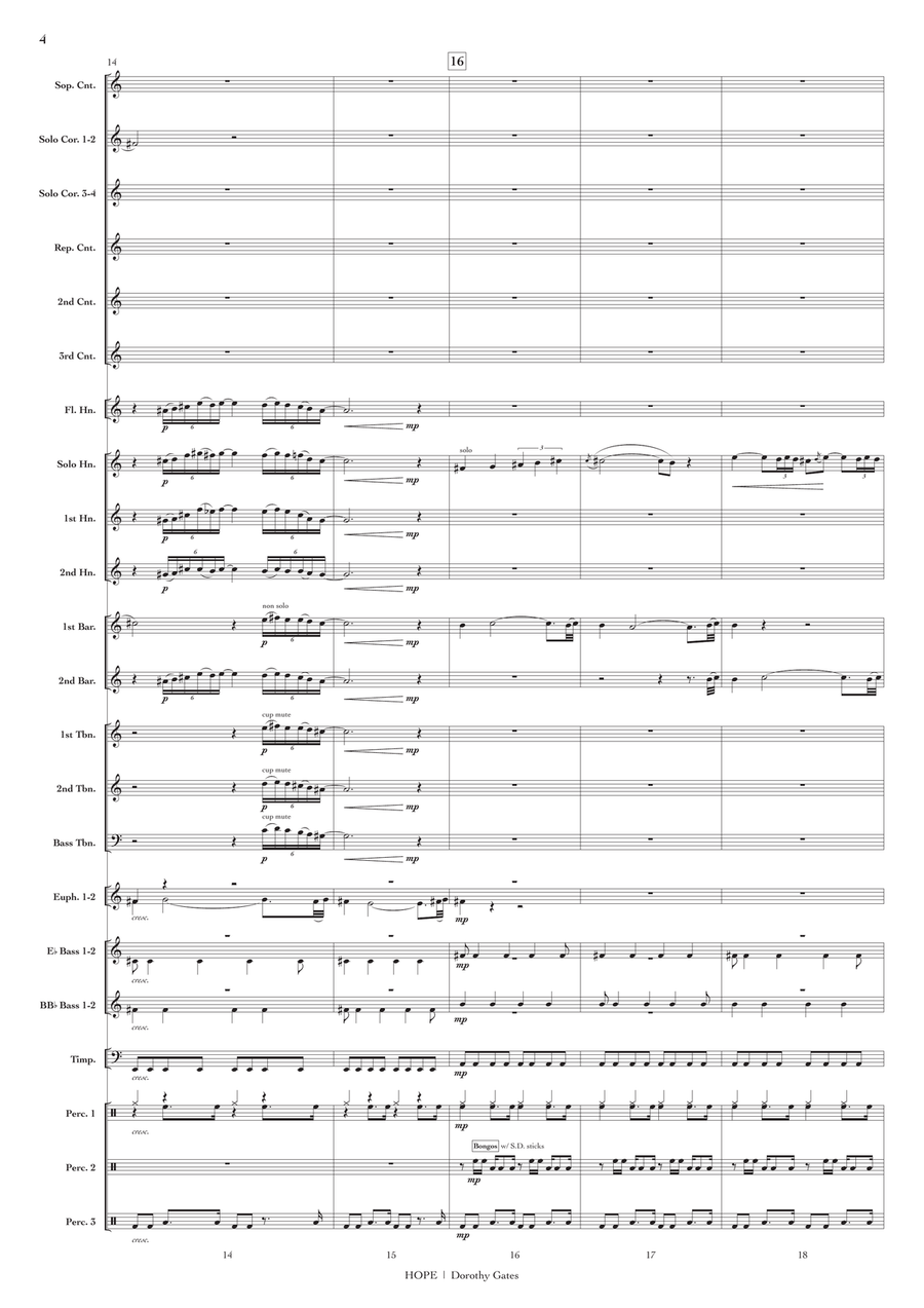 Hope Brass Band - Sheet Music page 5