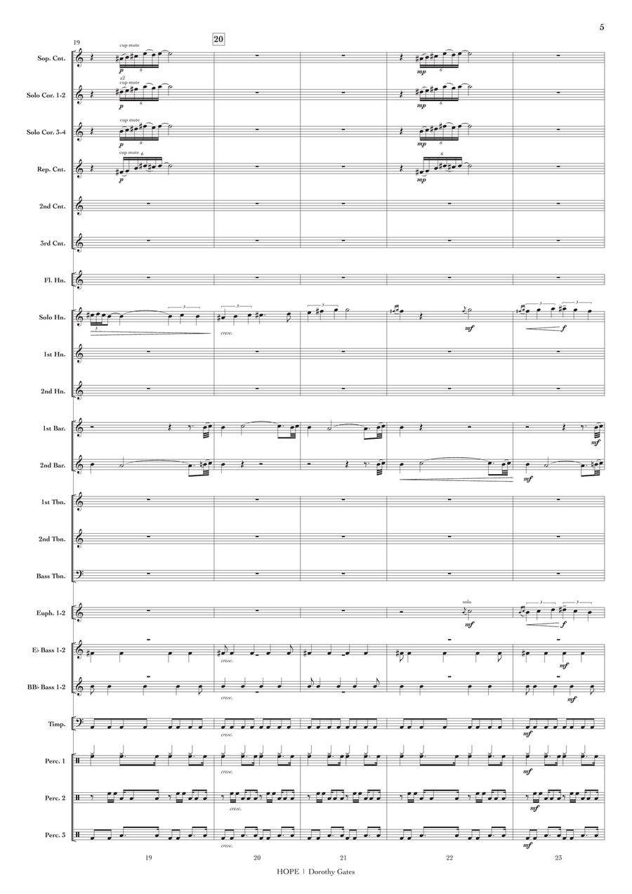 Hope Brass Band - Sheet Music page 6