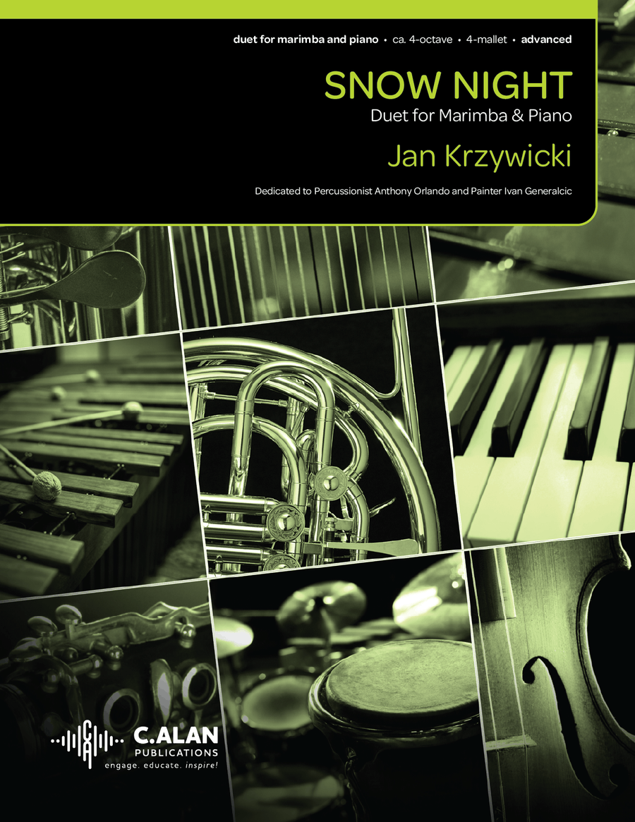 Snow Night Snow Night Piano scores gallery preview page 1