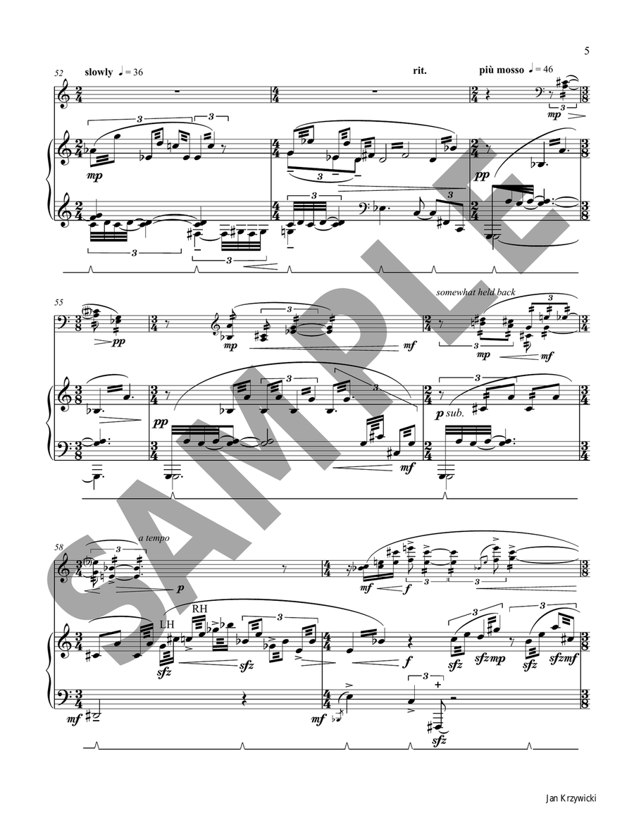 Snow Night Snow Night Piano scores gallery preview page 6