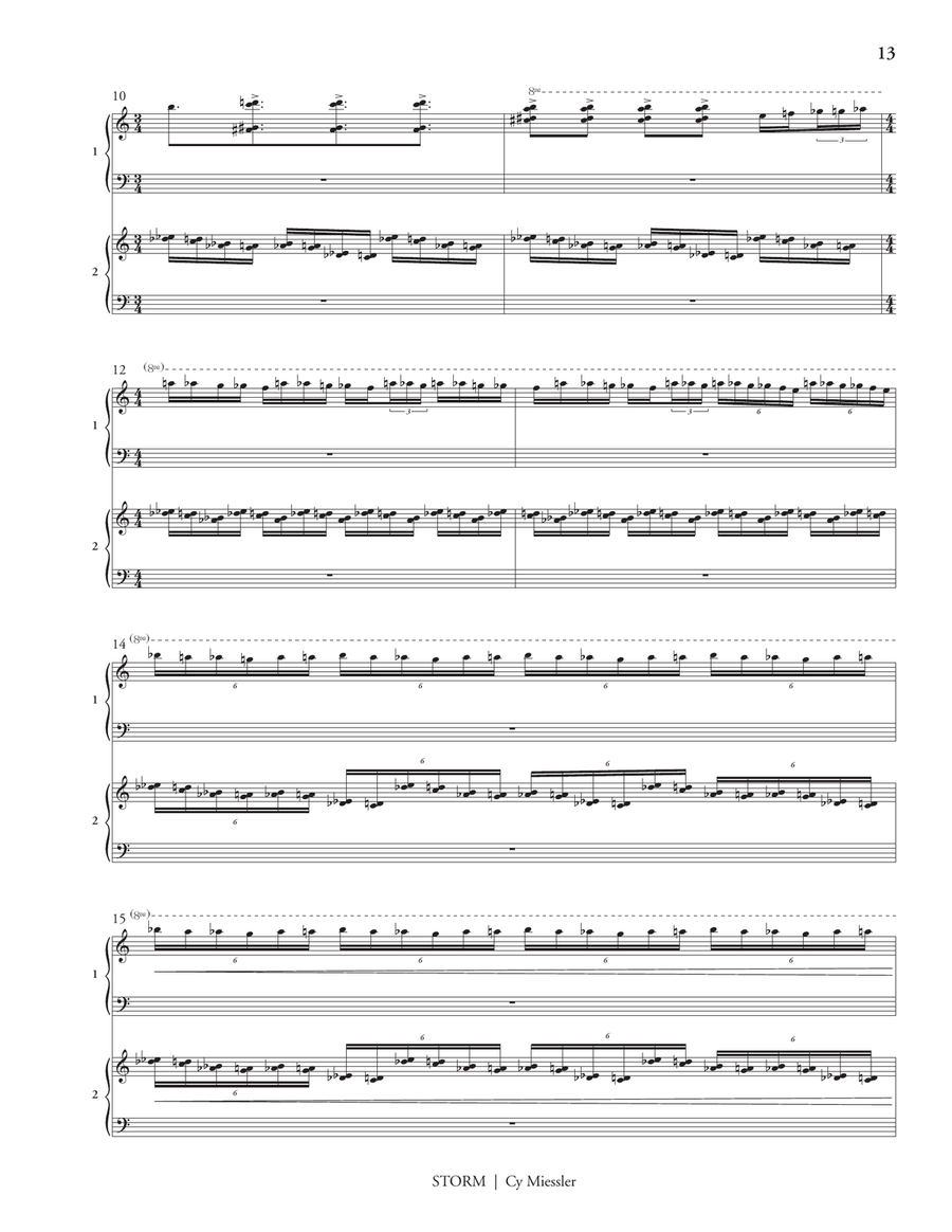 Storm (score only) Storm (score only) Marimba scores gallery preview page 7
