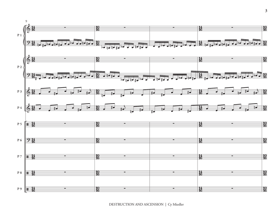 Destruction & Ascension Destruction & Ascension Percussion Ensemble scores gallery preview page 4