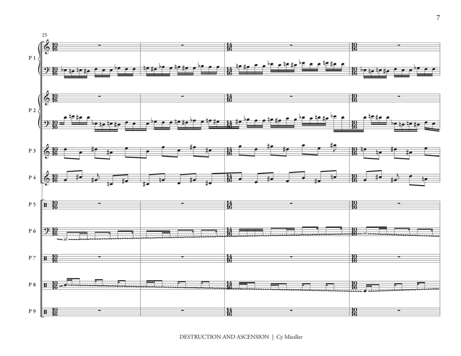 Destruction & Ascension Destruction & Ascension Percussion Ensemble scores gallery preview page 8