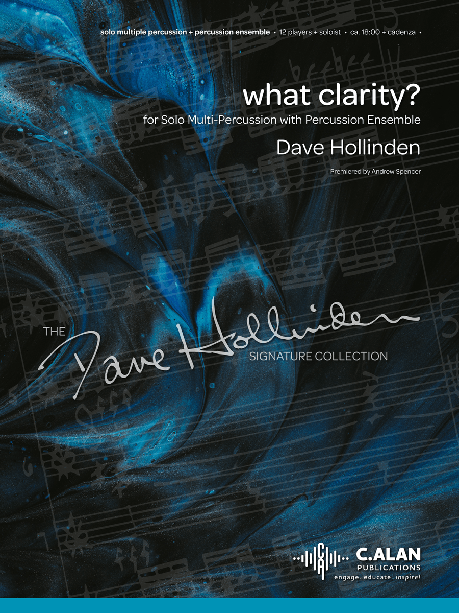 what clarity? (percussion ensemble version) Percussion Ensemble scores gallery preview page 1