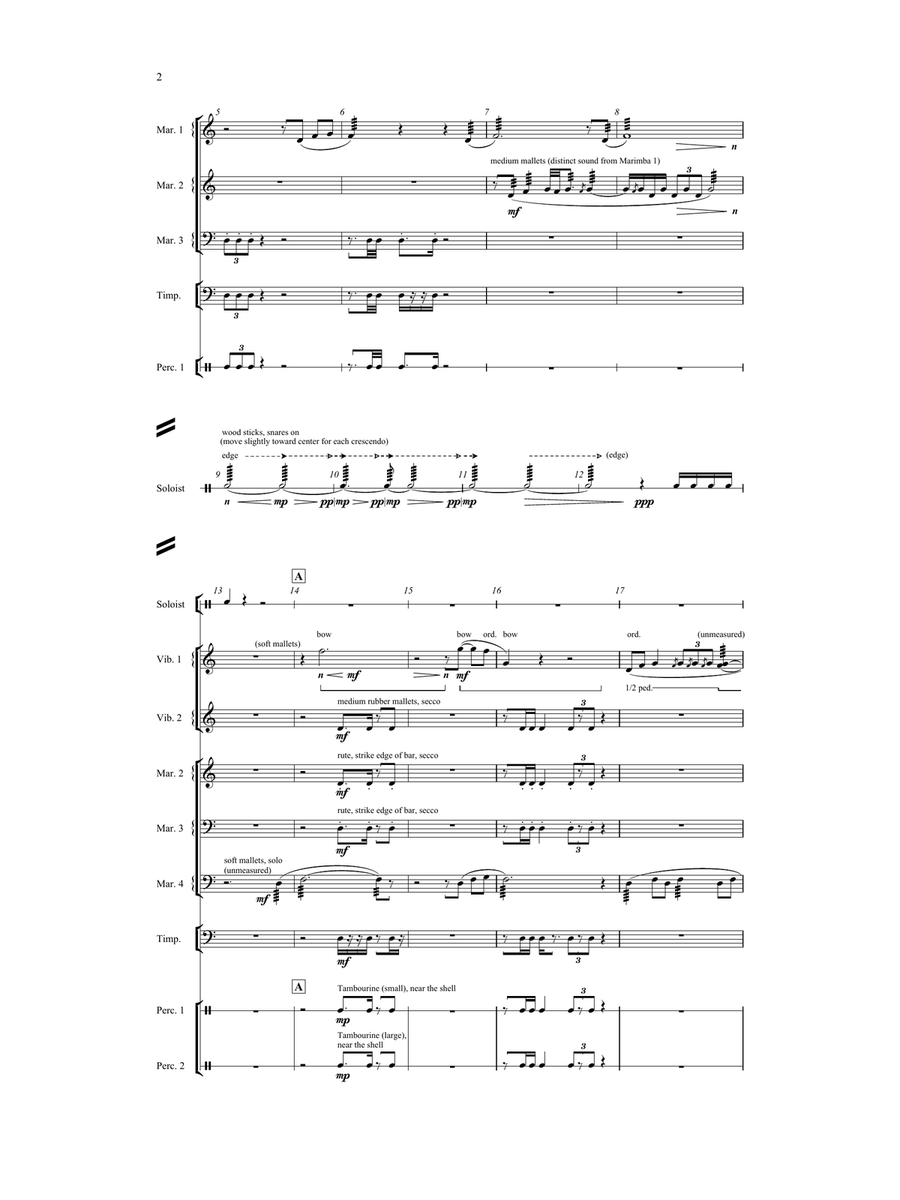 what clarity? (percussion ensemble version) Percussion Ensemble scores gallery preview page 3