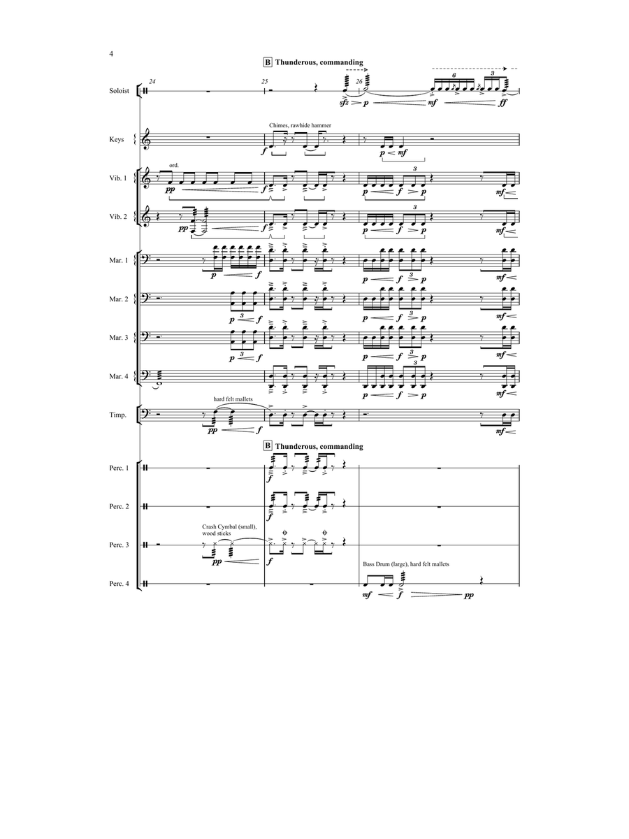 what clarity? (percussion ensemble version) Percussion Ensemble scores gallery preview page 5