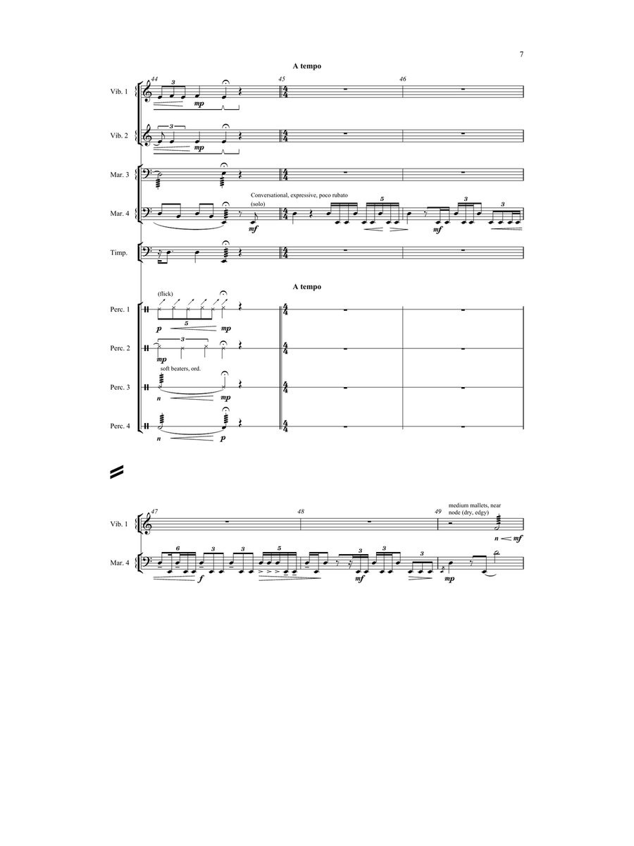 what clarity? (percussion ensemble version) Percussion Ensemble scores gallery preview page 8