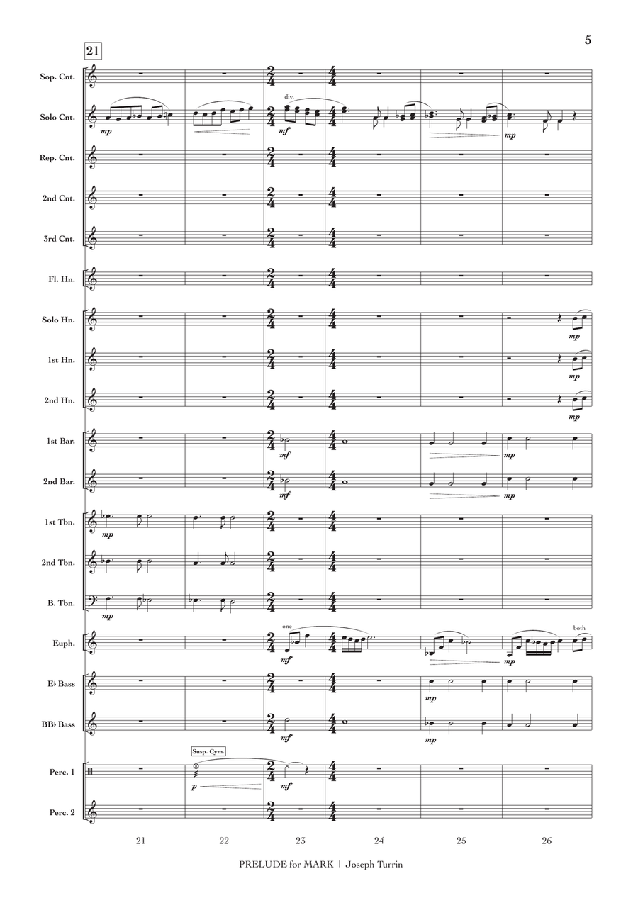 Prelude for Mark Brass Band scores gallery preview page 6