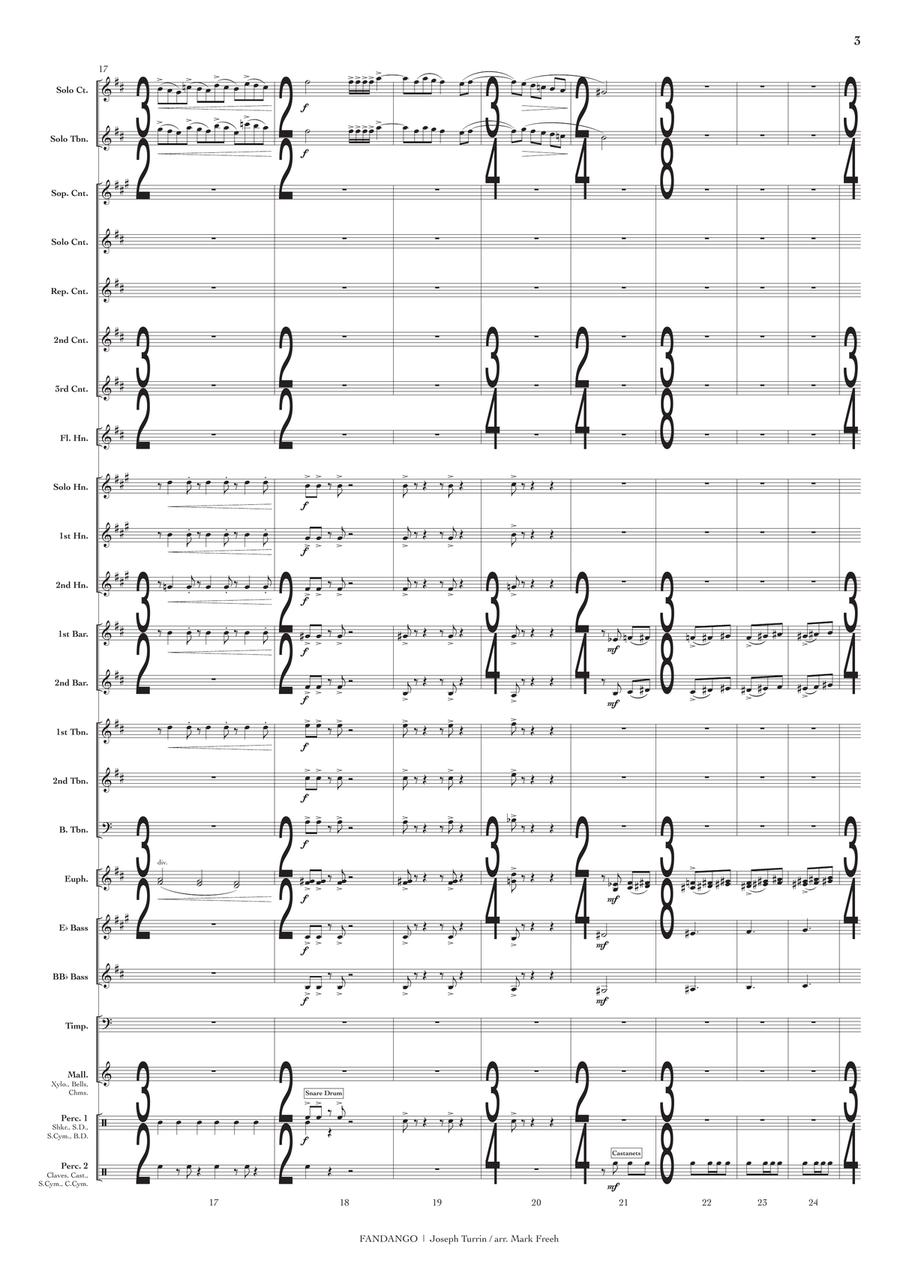 Fandango (Brass Band Set) Brass Band scores gallery preview page 4