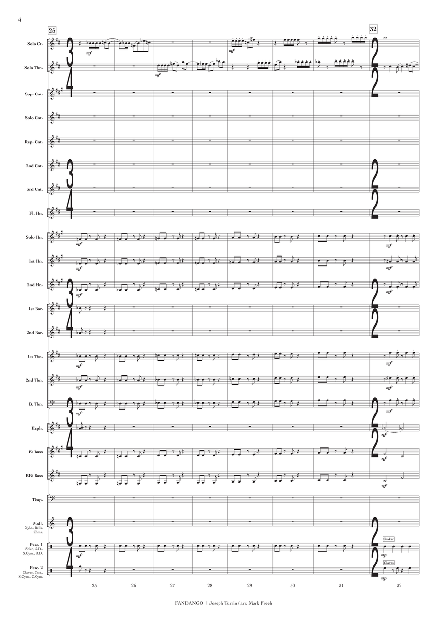 Fandango (Brass Band Set) Brass Band scores gallery preview page 5