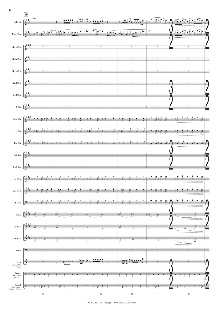 Fandango (Brass Band Set) Brass Band scores gallery preview page 7