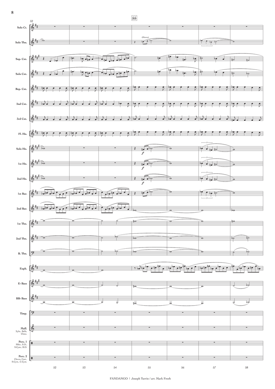 Fandango (Brass Band Set) Brass Band scores gallery preview page 9
