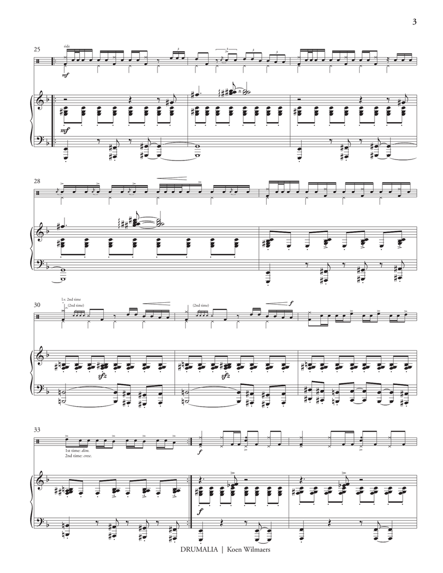 Drumalia Drumalia Piano scores gallery preview page 5