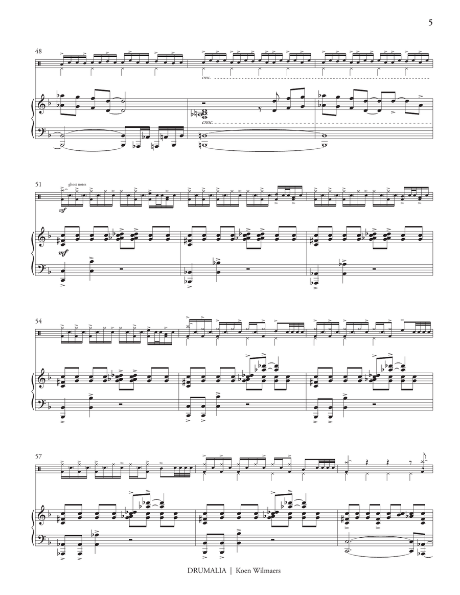 Drumalia Drumalia Piano scores gallery preview page 7