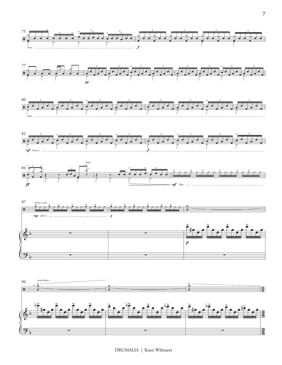Drumalia Drumalia Piano scores gallery preview page 9