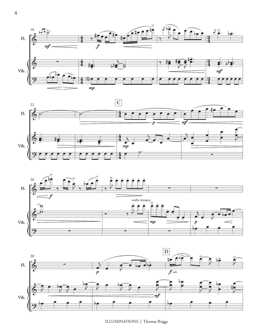 Illuminations Illuminations Flute scores gallery preview page 4
