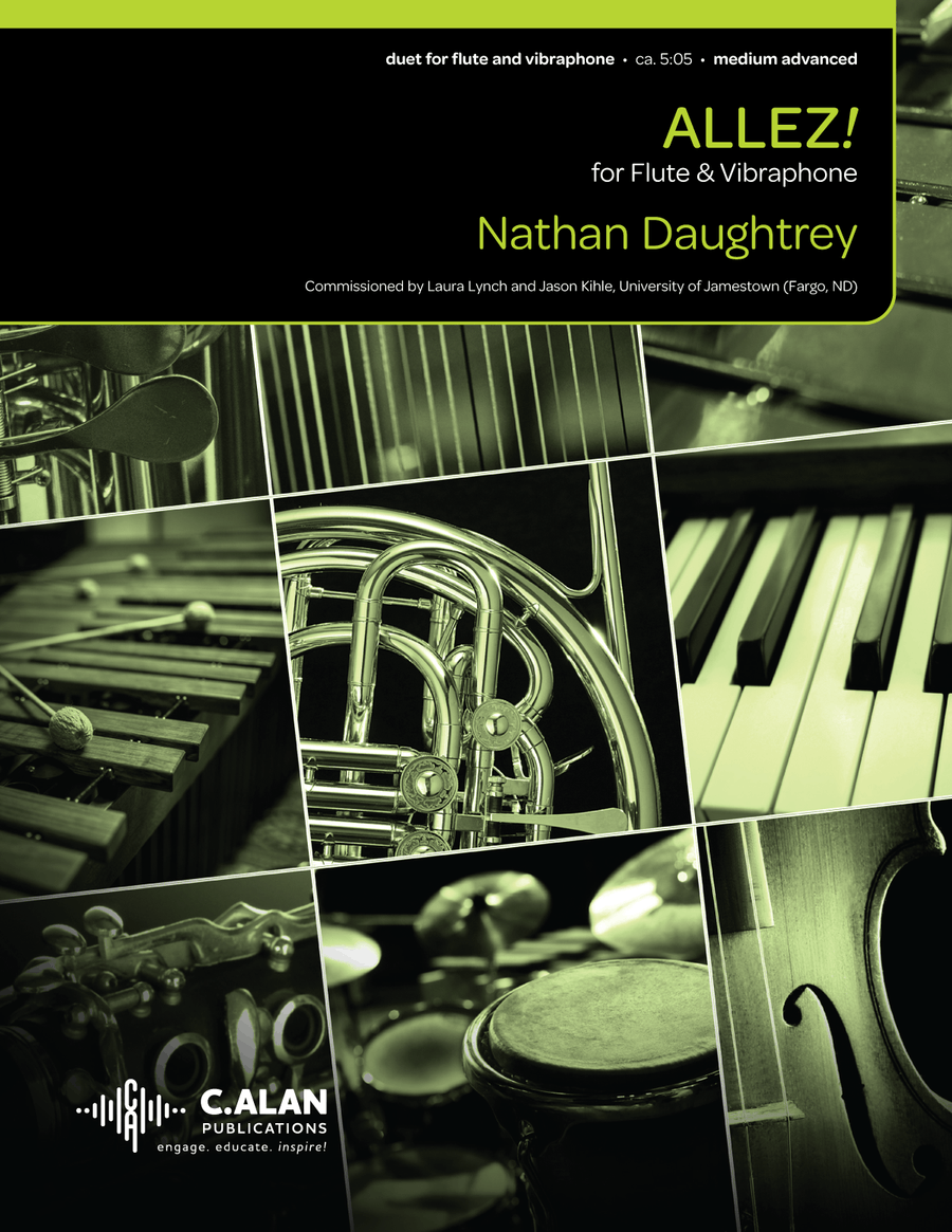 Allez! for Flute & Vibraphone Flute scores gallery preview page 1