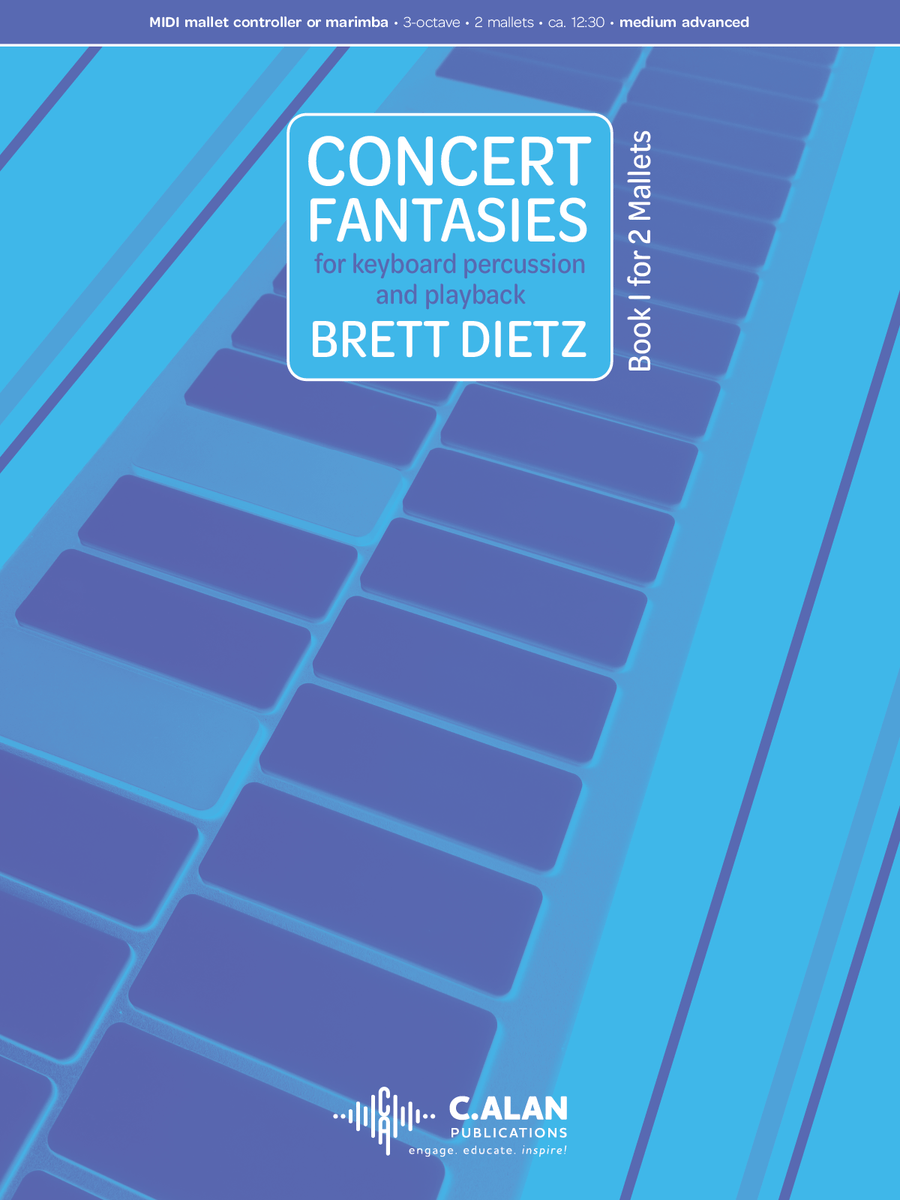 Concert Fantasies for Keyboard Percussion, Book I Percussion scores gallery preview page 1