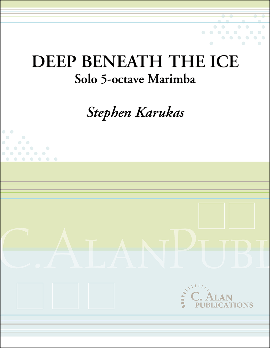 Deep Beneath the Ice Deep Beneath the Ice Marimba scores gallery preview page 1