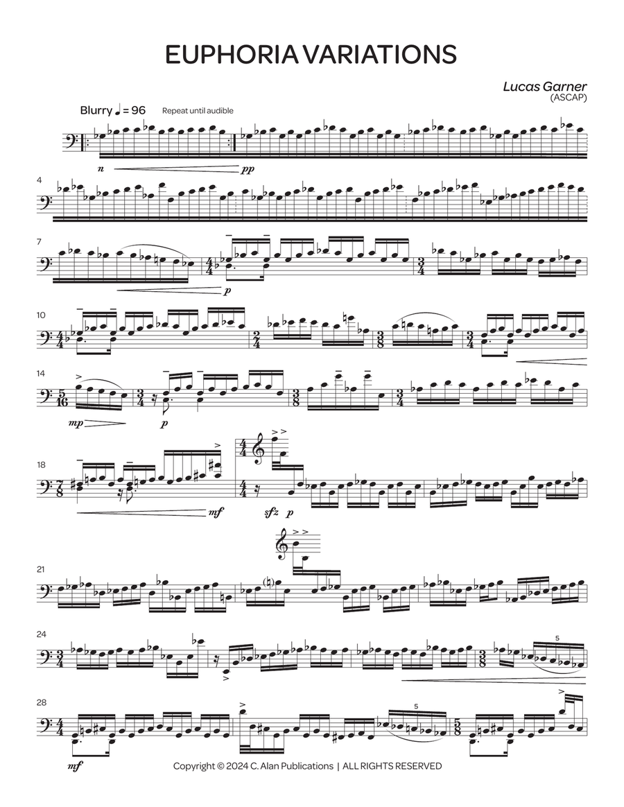 Euphoria Variations Euphoria Variations Marimba scores gallery preview page 2