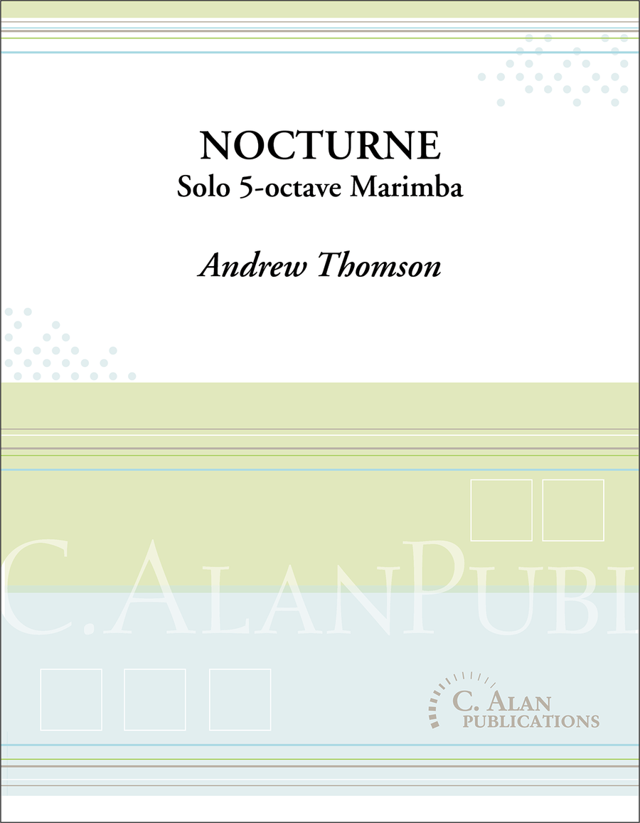 Nocturne Nocturne Marimba scores gallery preview page 1