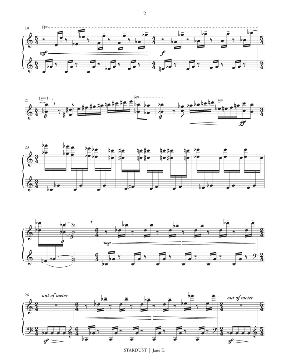 Stardust Stardust Marimba scores gallery preview page 3
