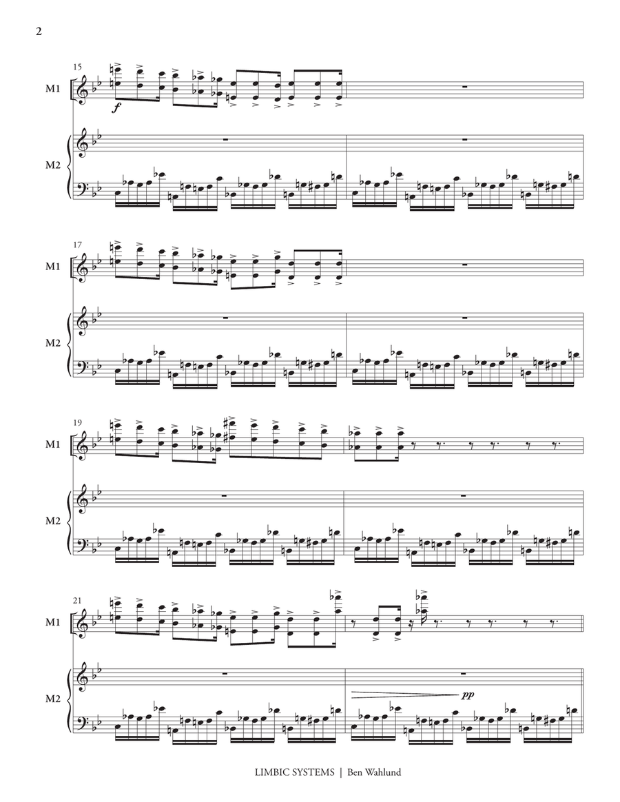Limbic Systems Limbic Systems Marimba scores gallery preview page 3