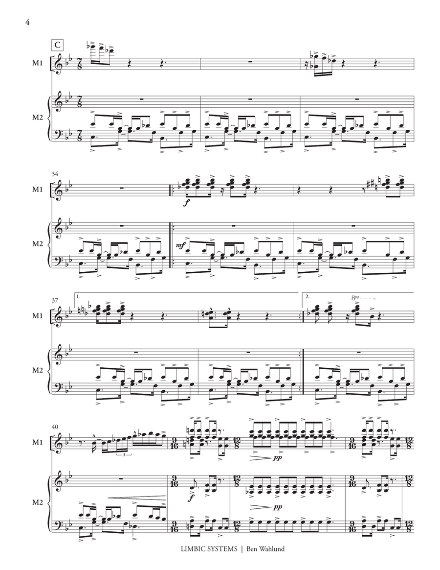 Limbic Systems Limbic Systems Marimba scores gallery preview page 5