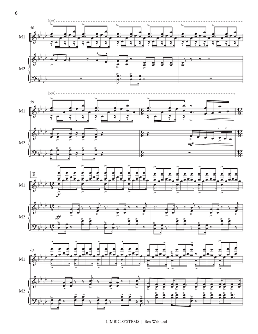 Limbic Systems Limbic Systems Marimba scores gallery preview page 7