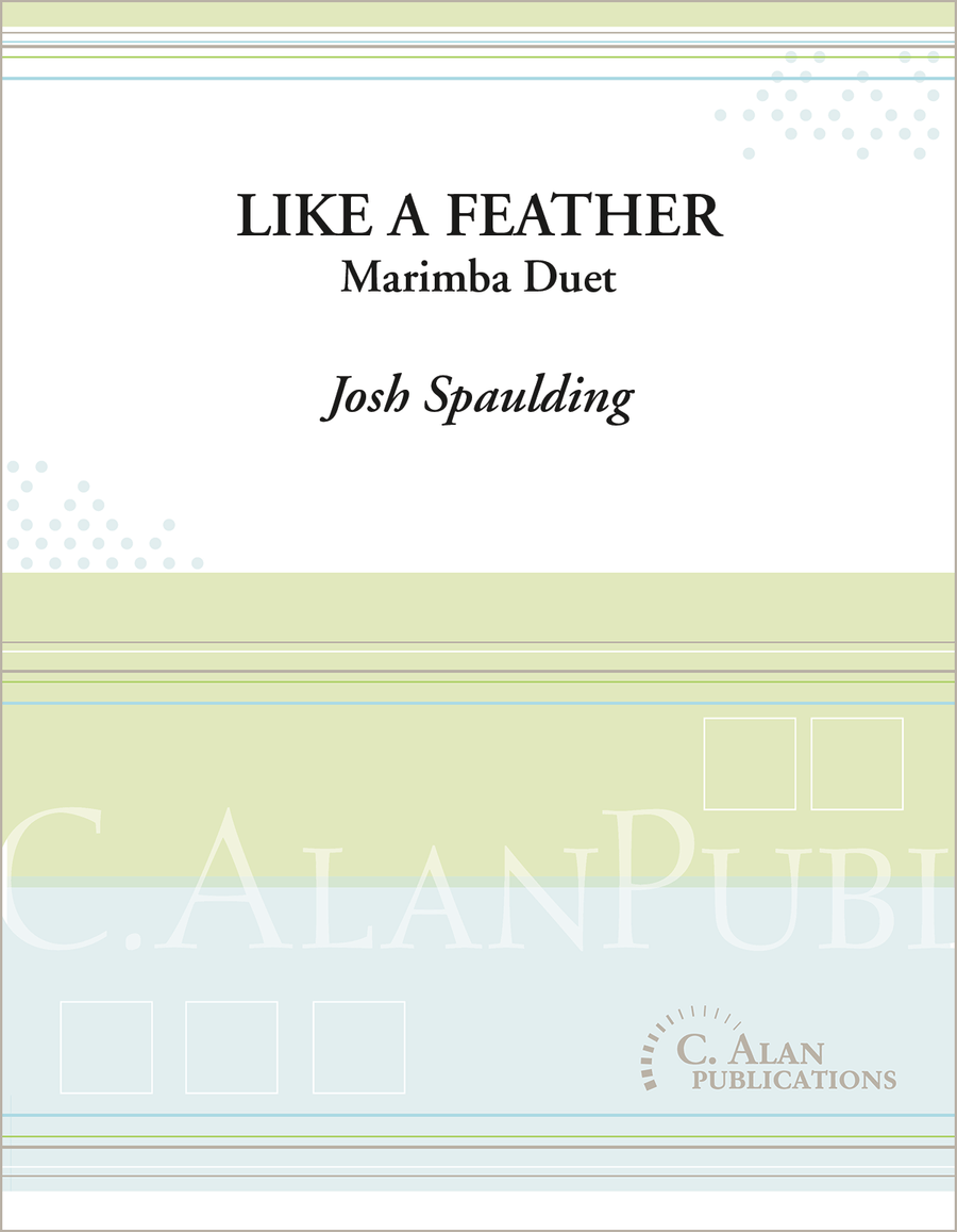 Like a Feather Like a Feather Marimba scores gallery preview page 1
