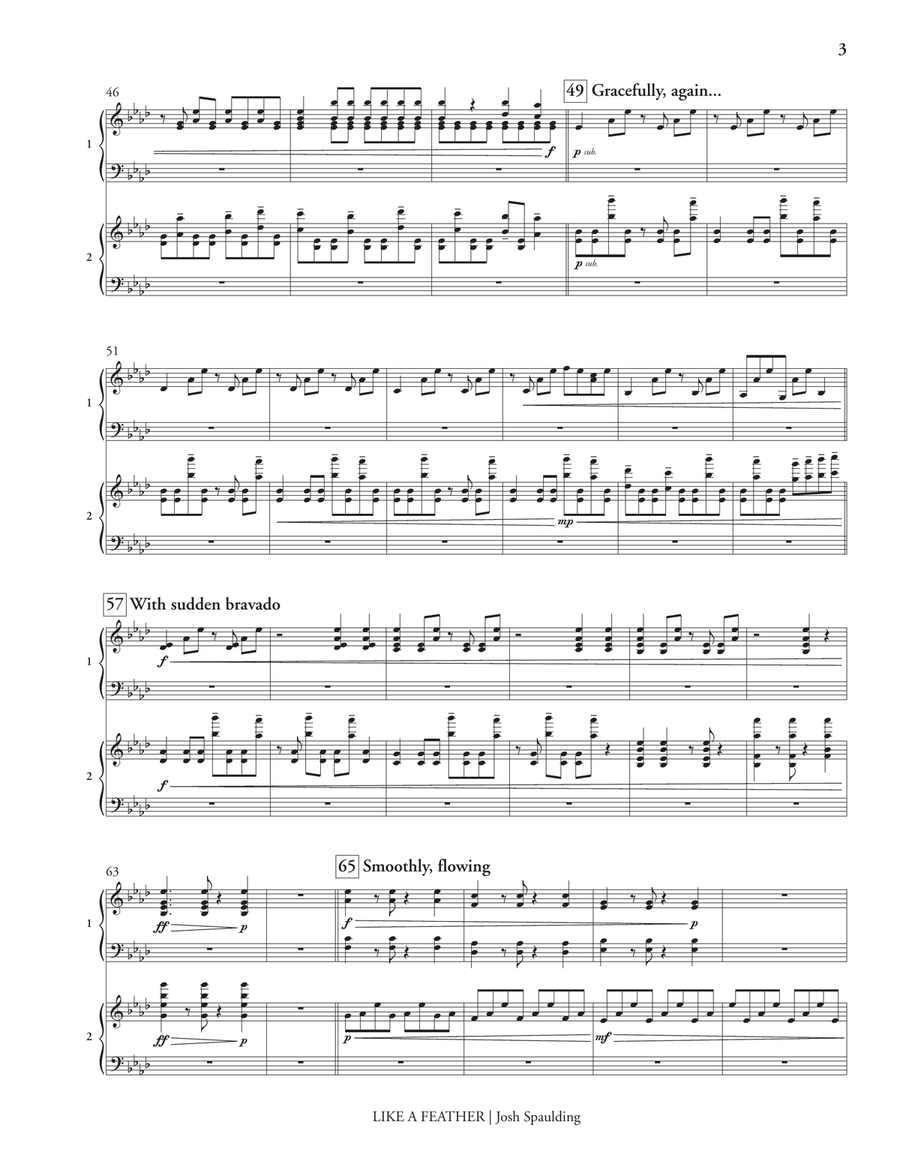 Like a Feather Like a Feather Marimba scores gallery preview page 4