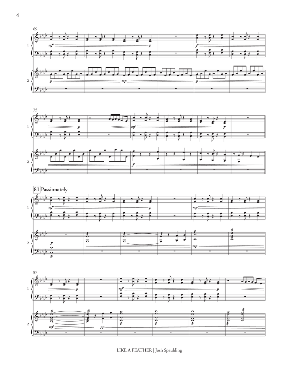 Like a Feather Like a Feather Marimba scores gallery preview page 5