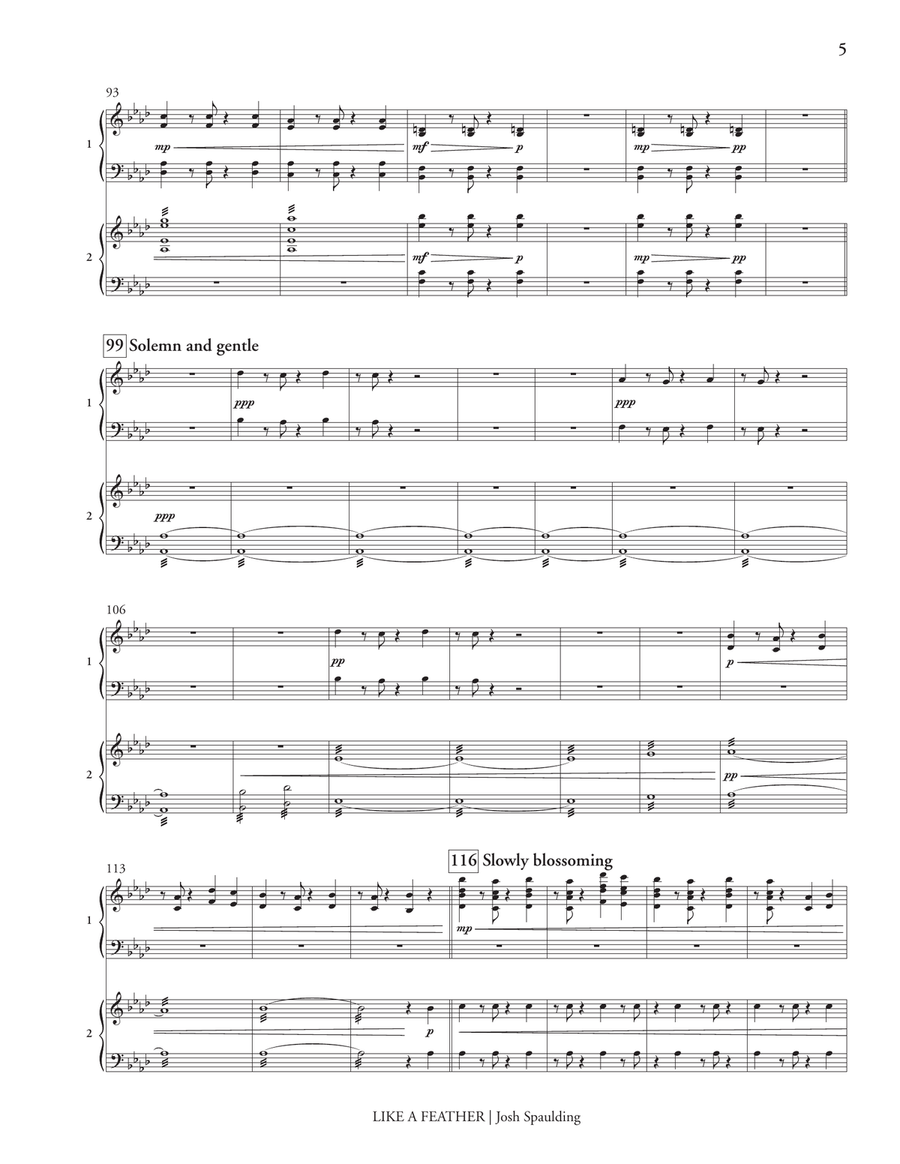 Like a Feather Like a Feather Marimba scores gallery preview page 6