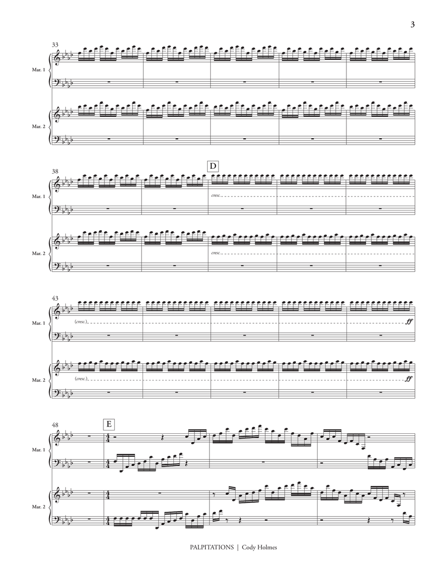 Palpitations Palpitations Marimba scores gallery preview page 4