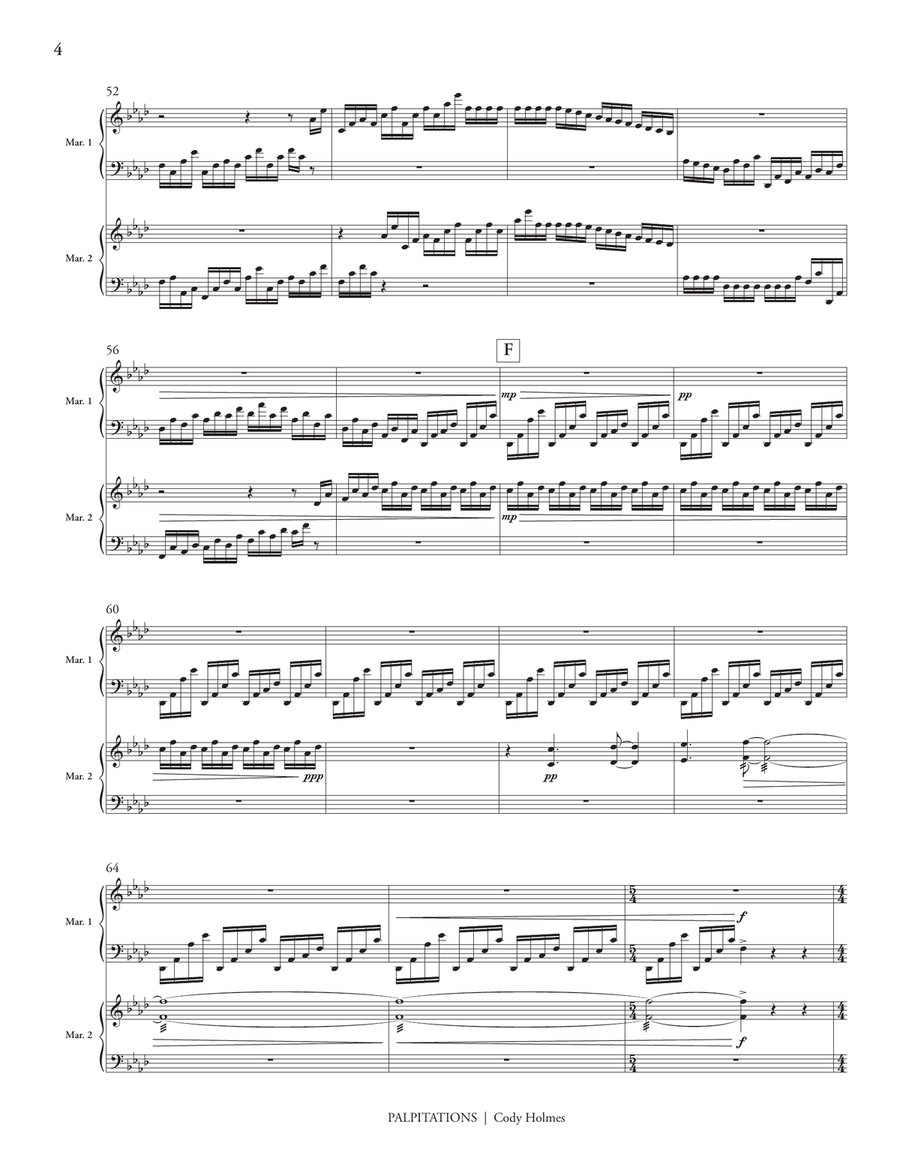 Palpitations Palpitations Marimba scores gallery preview page 5