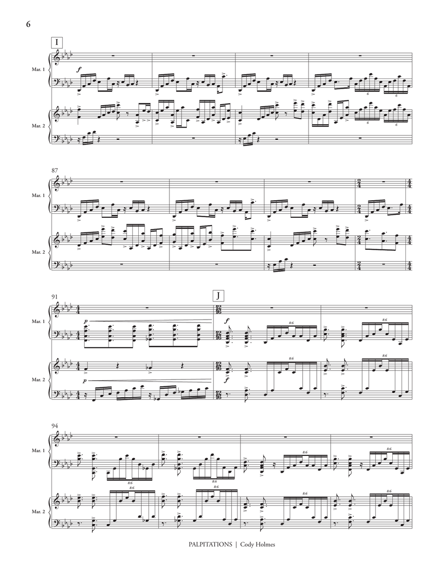 Palpitations Palpitations Marimba scores gallery preview page 7